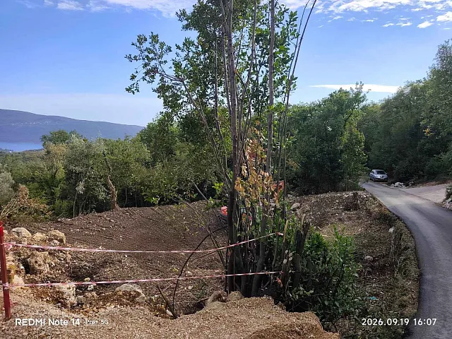 Development Plot with Sea View in Sasovići, Herceg Novi — 874 m²